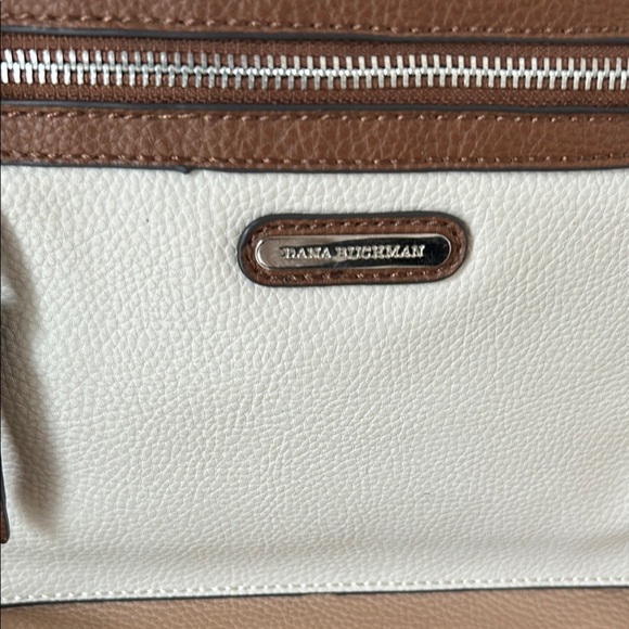 Dana Bushman Brown and Cream Crossbody Bag preloved - Picture 2 of 9